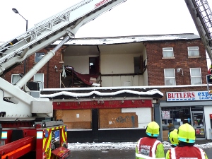 This three-storey terrace in Sheffield collapsed after two brothers failed to support it while refurbishing the basement